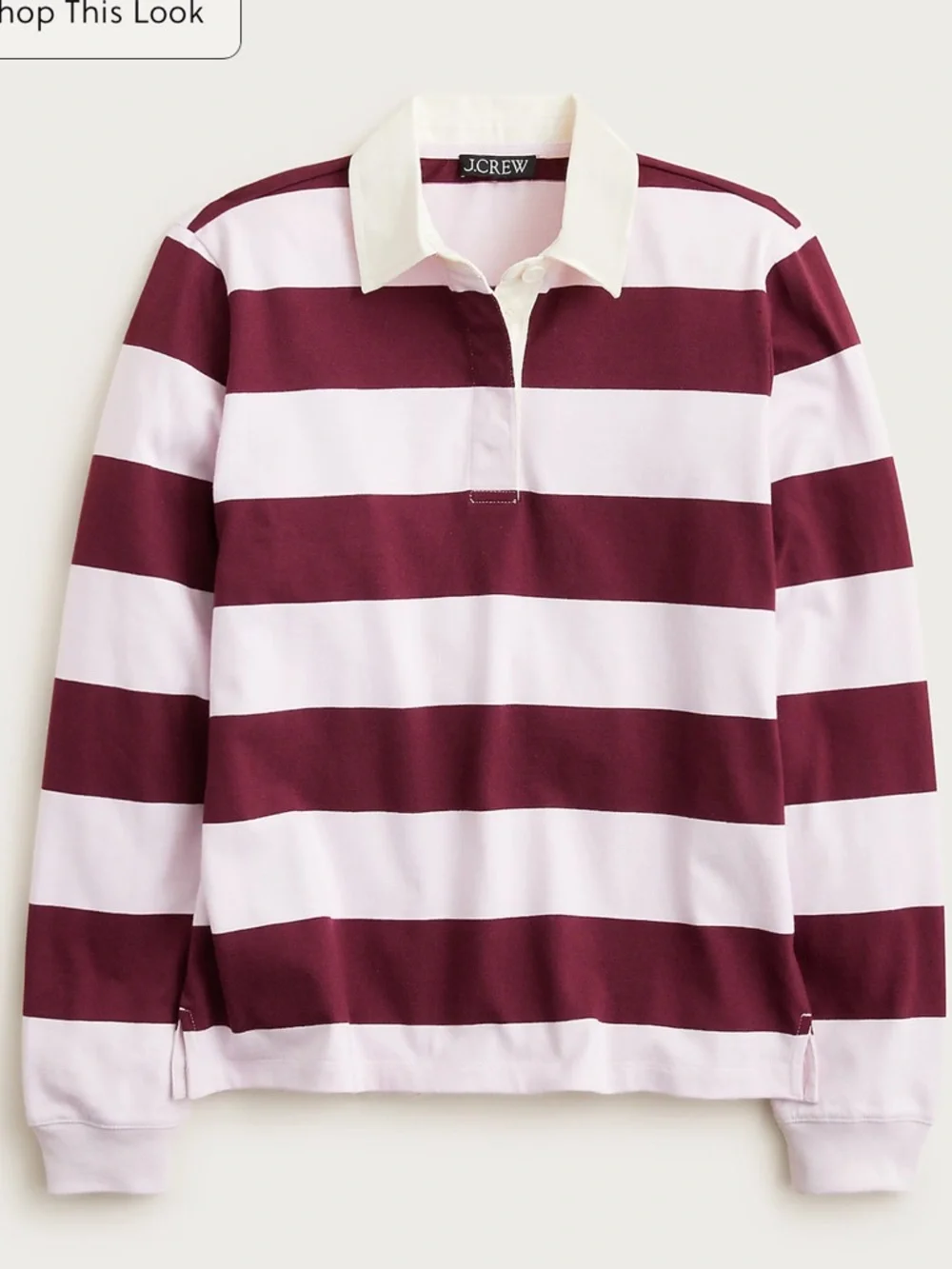 J Crew New premium-weight classic rugby shirt - Picture 3 of 5
